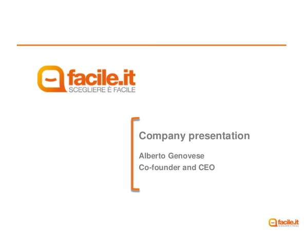 Alberto Genovese- CEO, Facile - Page 4