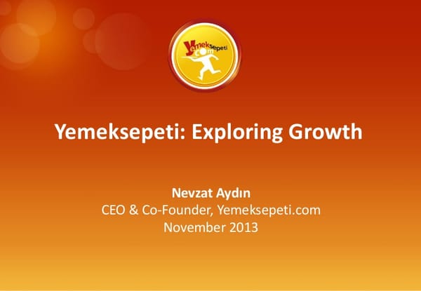 Nevzat Aydin- Founder & CEO, Yemeksepeti - Page 4