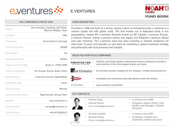 NOAH 2014 Fund Book: Venture Capital - Page 27