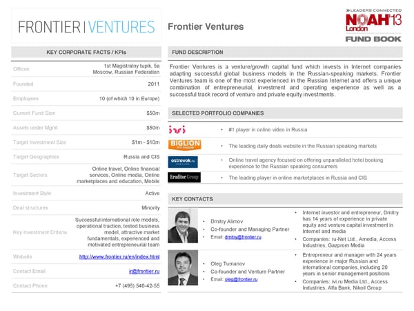 NOAH 2014 Fund Book: Venture Capital - Page 32