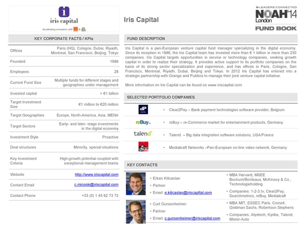 NOAH 2014 Fund Book: Venture Capital - Page 51