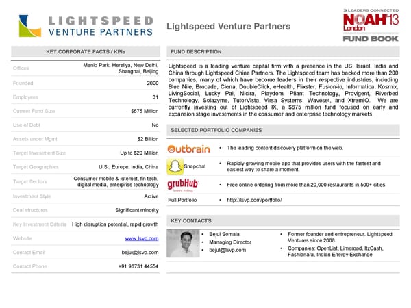 NOAH 2014 Fund Book: Venture Capital - Page 56