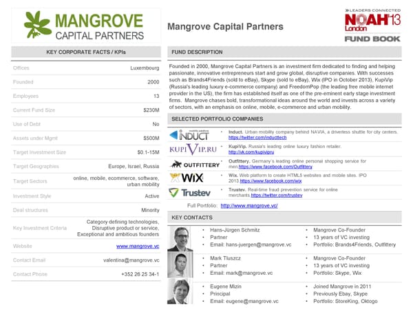 NOAH 2014 Fund Book: Venture Capital - Page 57