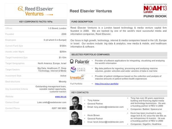 NOAH 2014 Fund Book: Venture Capital - Page 79