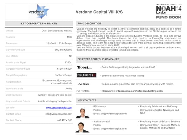 NOAH 2014 Fund Book: Venture Capital - Page 89