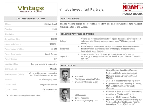 NOAH 2014 Fund Book: Venture Capital - Page 91