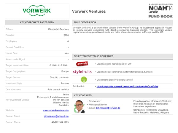 NOAH 2014 Fund Book: Venture Capital - Page 92