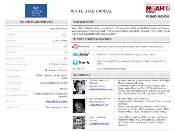 NOAH 2014 Fund Book: Venture Capital - Page 93