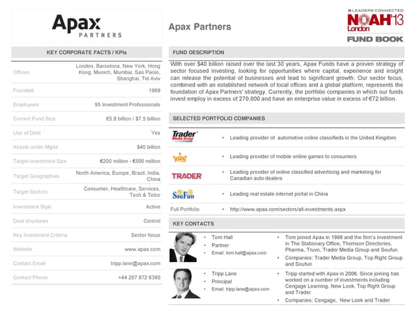 NOAH 2014 Fund Book: Buyout + Debt - Page 2