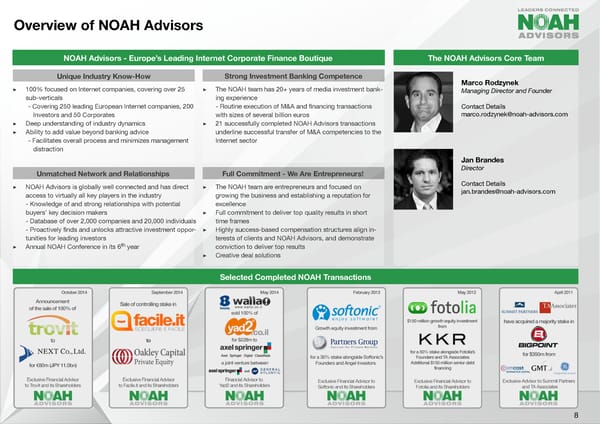 NOAH14 Speaker Book - Page 8