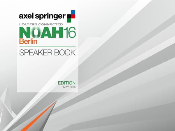 NOAH 2016 Berlin Speaker Book - Page 4