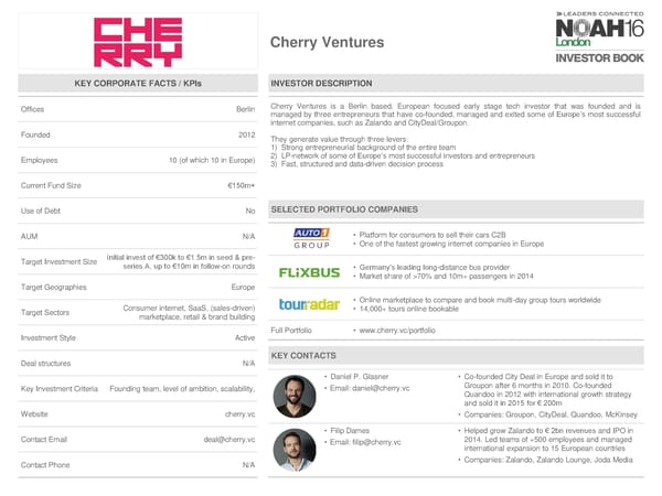 NOAH 2016 London Investor Book - Page 23