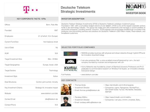 NOAH 2016 London Investor Book - Page 28