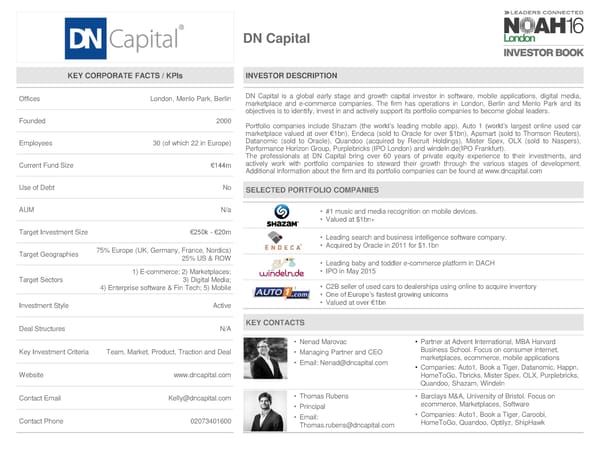 NOAH 2016 London Investor Book - Page 29