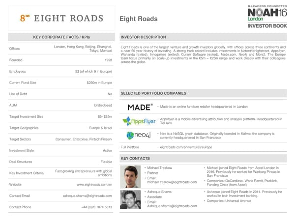 NOAH 2016 London Investor Book - Page 31