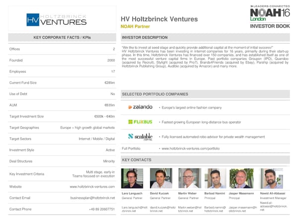 NOAH 2016 London Investor Book - Page 41