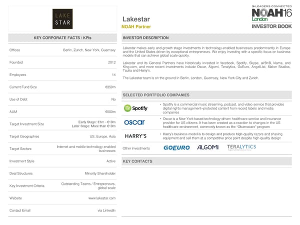 NOAH 2016 London Investor Book - Page 49