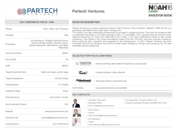 NOAH 2016 London Investor Book - Page 54