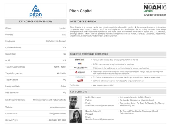 NOAH 2016 London Investor Book - Page 55