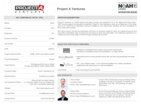 NOAH 2016 London Investor Book - Page 57