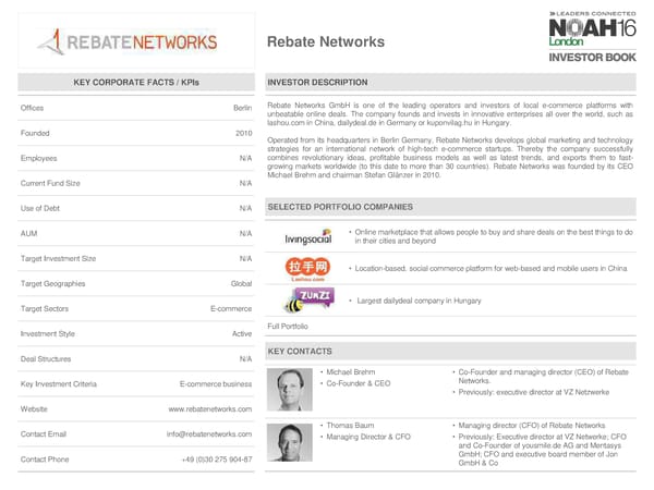 NOAH 2016 London Investor Book - Page 58