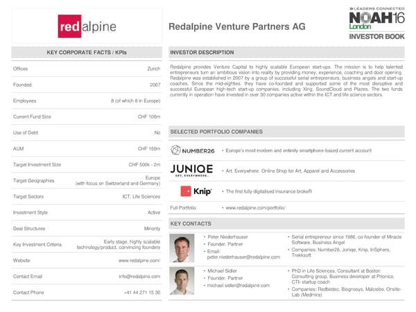 NOAH 2016 London Investor Book - Page 60