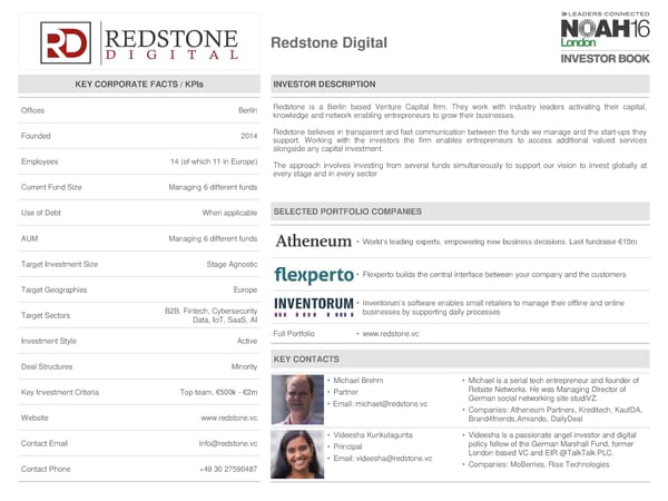 NOAH 2016 London Investor Book - Page 61