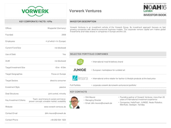 NOAH 2016 London Investor Book - Page 72