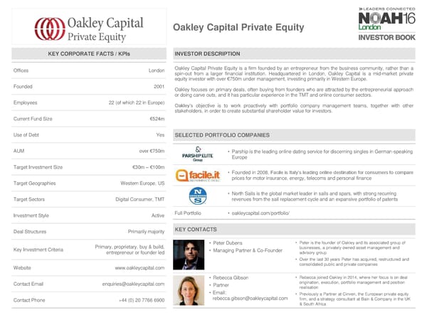 NOAH 2016 London Investor Book - Page 87