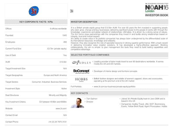 NOAH 2016 London Investor Book - Page 98