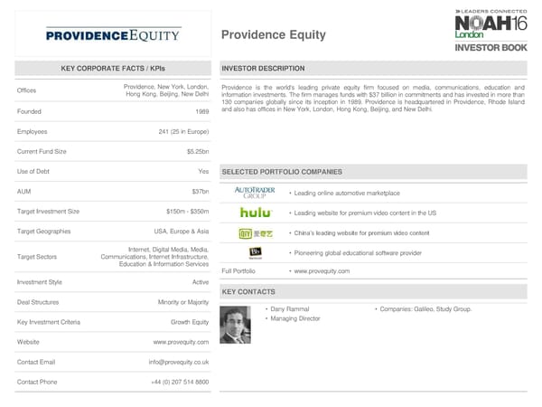 NOAH 2016 London Investor Book - Page 102