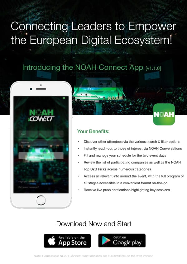 Introducing NOAH Connect App - Page 1