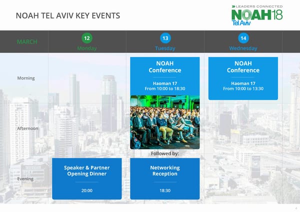 NOAH18 Tel Aviv Overview - Page 4