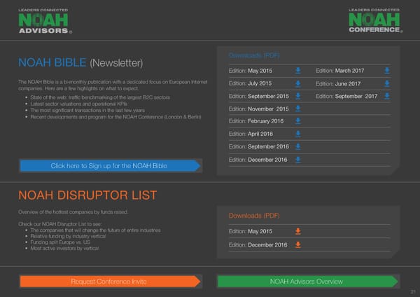 NOAH18 Tel Aviv Overview - Page 21