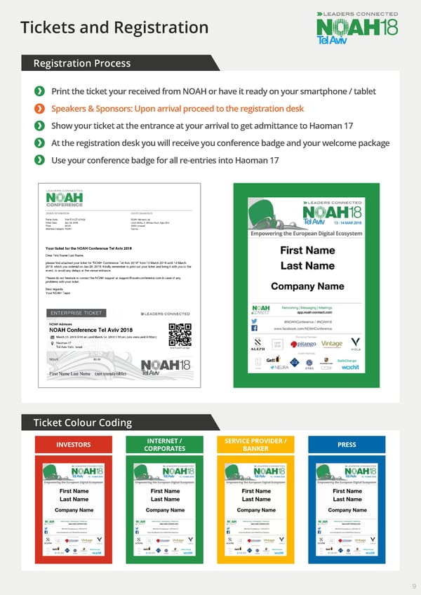 NOAH18 Tel Aviv Conference Guide - Page 9