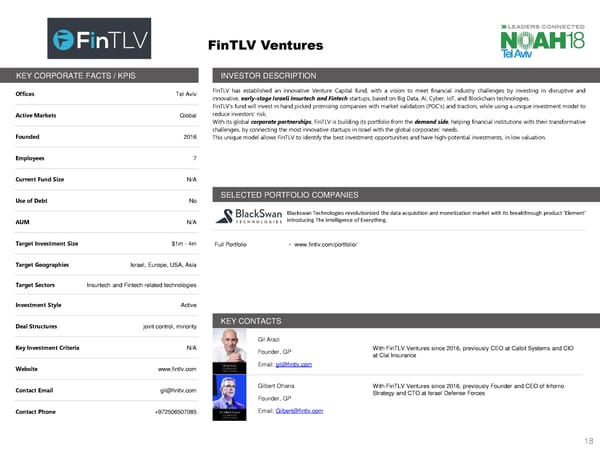 NOAH 18 Tel Aviv Investor Book - Page 18