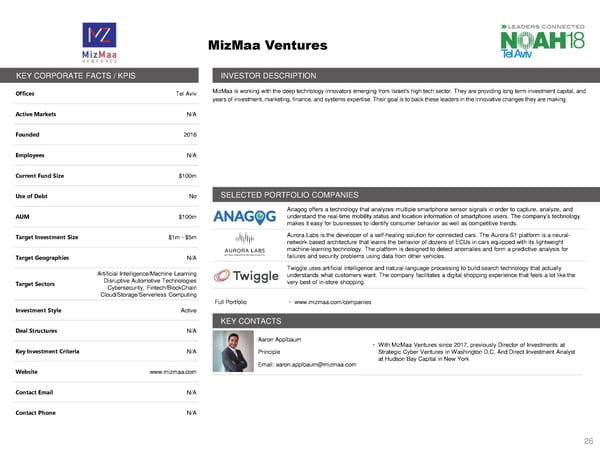 NOAH 18 Tel Aviv Investor Book - Page 26