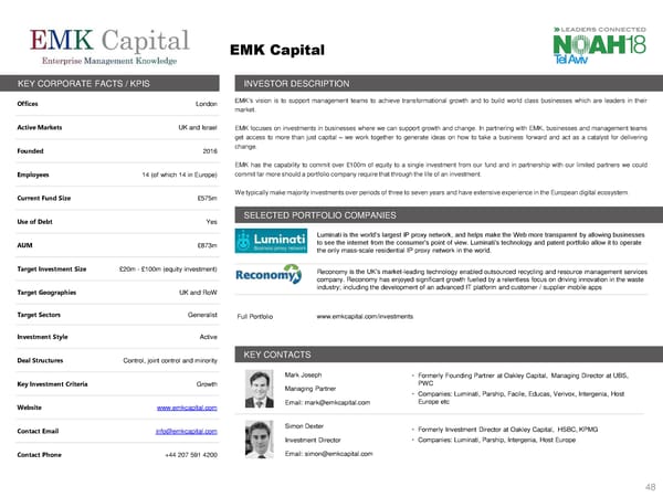 NOAH 18 Tel Aviv Investor Book - Page 48