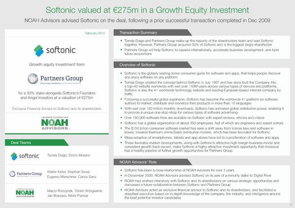 NOAH Advisors Overview - Page 37