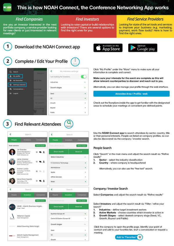 NOAH  Connect App Guide - Page 1