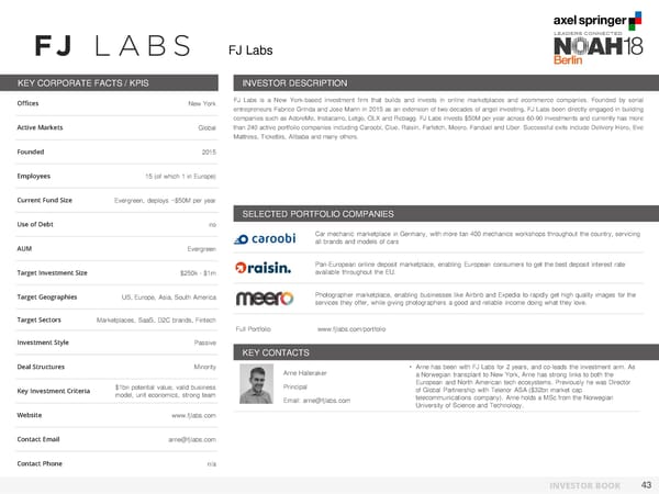 NOAH Berlin 2018 - Investor Book - Page 44