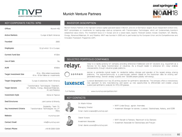 NOAH Berlin 2018 - Investor Book - Page 61