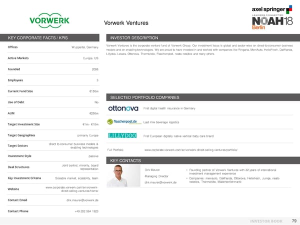NOAH Berlin 2018 - Investor Book - Page 80