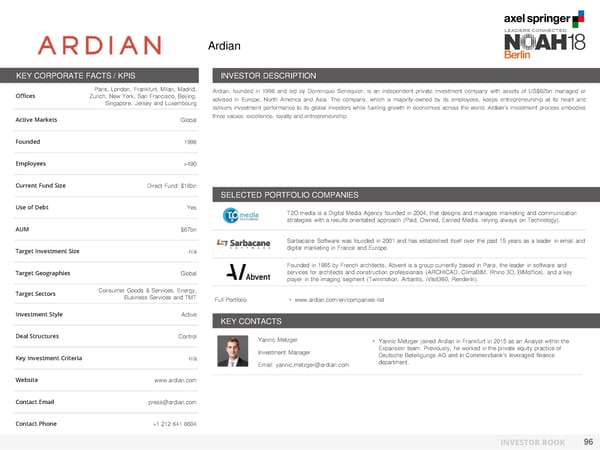 NOAH Berlin 2018 - Investor Book - Page 97