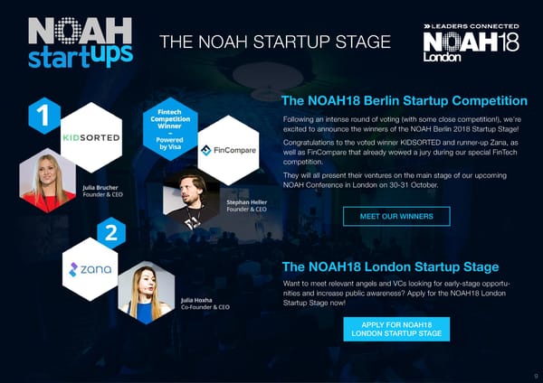 NOAH18 Conference Overview - Page 9