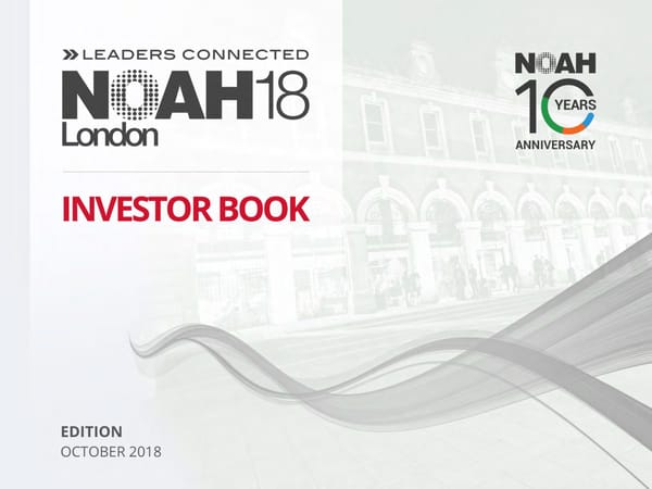 NOAH18 London Investor Book - Page 1