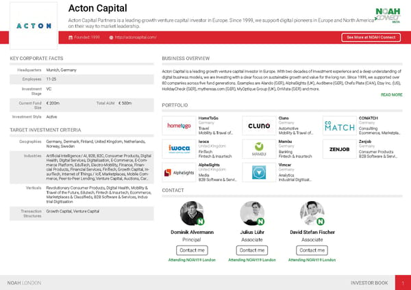 NOAH19 London Investor Book - Page 4