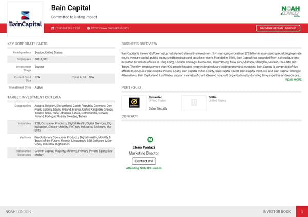 NOAH19 London Investor Book - Page 6