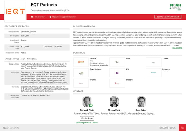 NOAH19 London Investor Book - Page 21