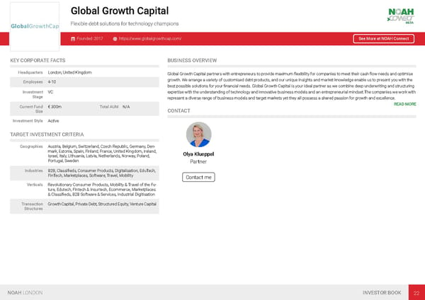 NOAH19 London Investor Book - Page 25